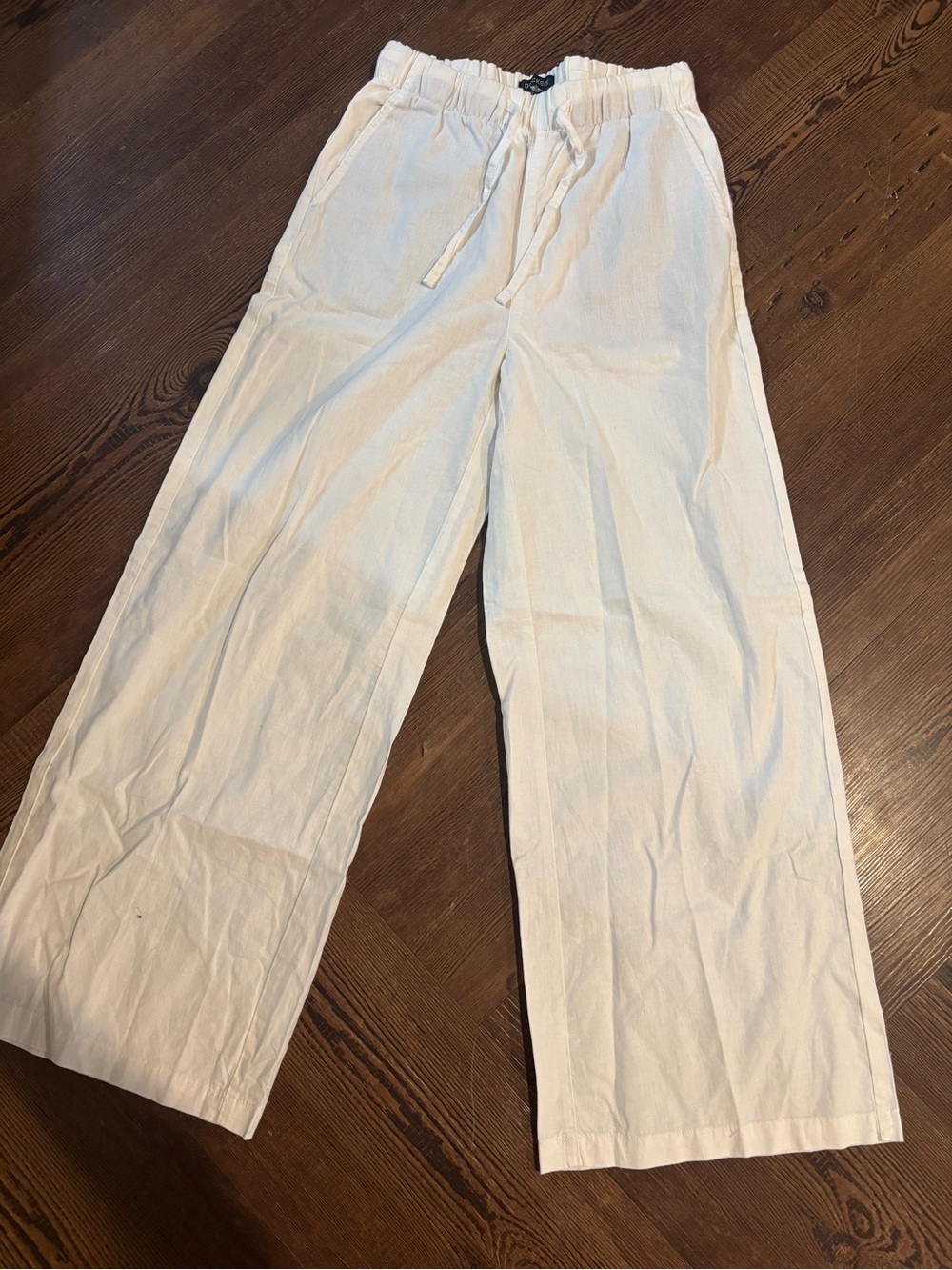 Dockers Wide Leg Drawstring Pants in Off-White - Women’s - Size S - Never Worn